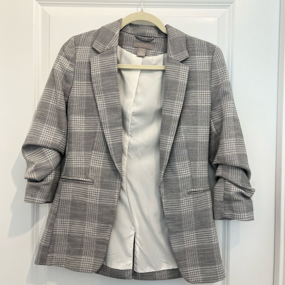 H&M 3/4 Sleeve Fitted Blazer